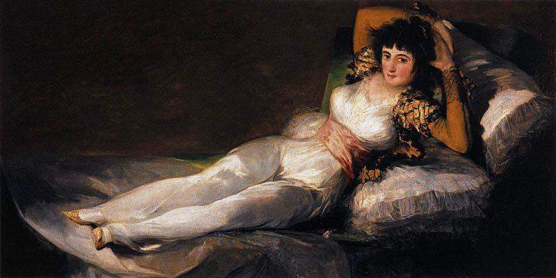 Francisco Goya The Clothed Maja oil painting image